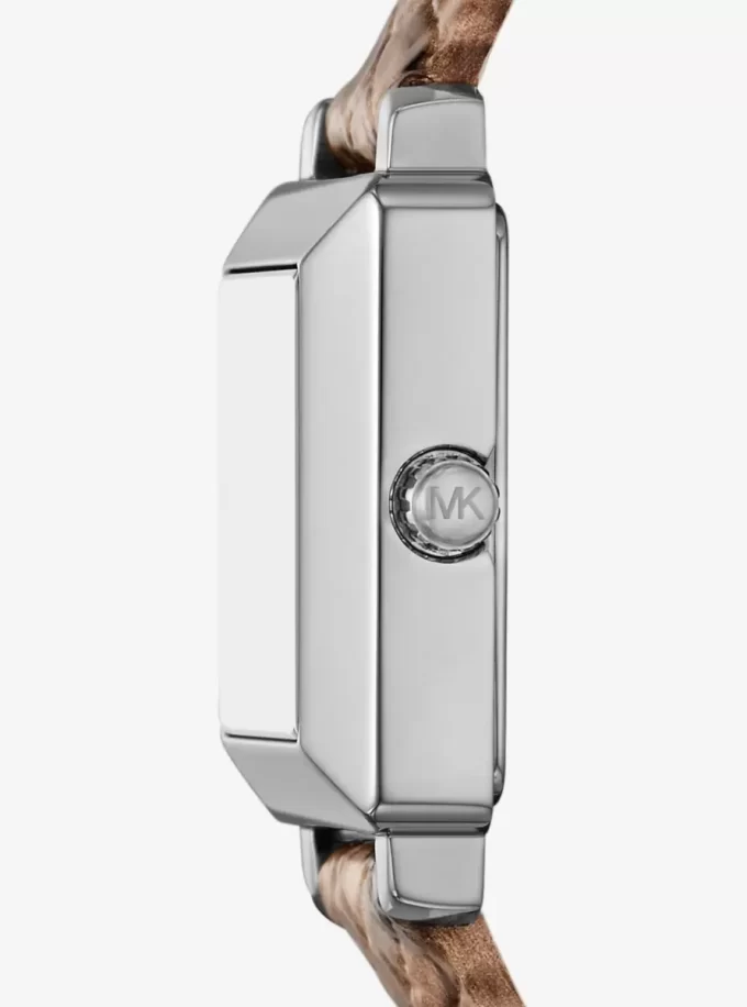 Mini Gwynn Snake Embossed Leather Watch Mini Gwynn Snake Embossed Leather Watch