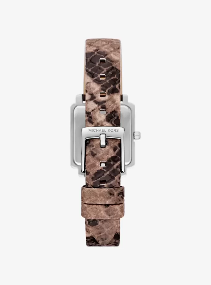 Mini Gwynn Snake Embossed Leather Watch Mini Gwynn Snake Embossed Leather Watch