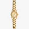 Mini Lexington Pavé Gold-Tone Watch