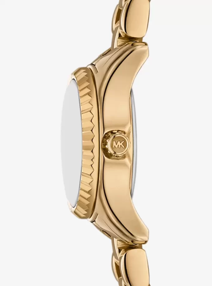 Mini Lexington Pavé Gold-Tone Watch