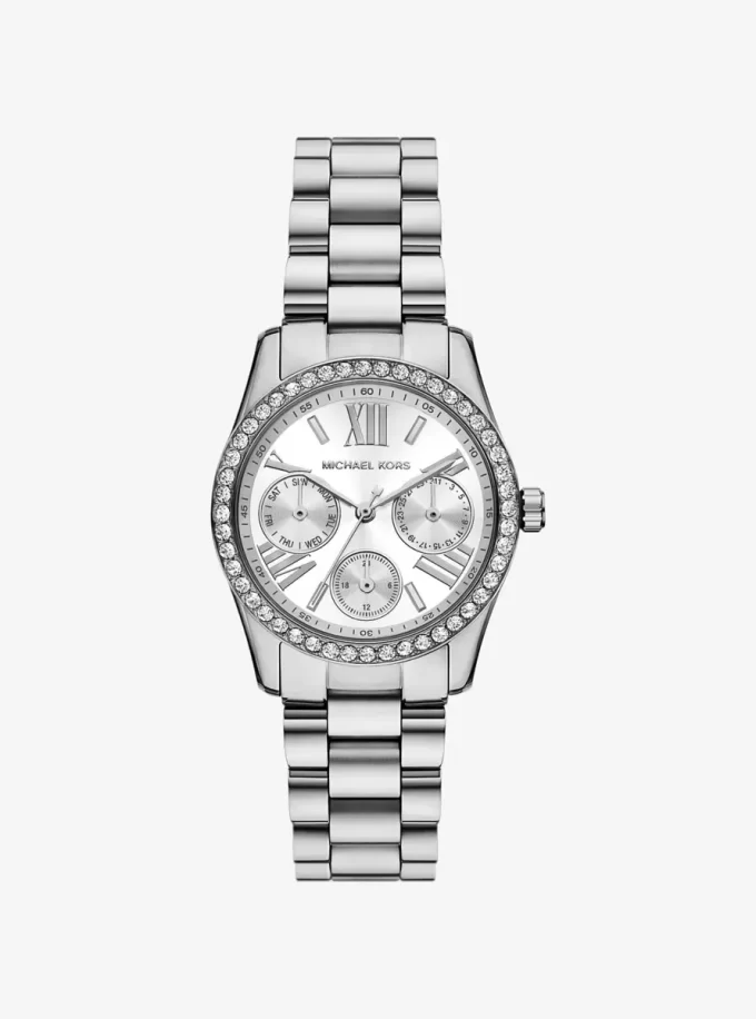 Mini Lexington Pavé Silver-Tone Watch Mini Lexington Pavé Silver-Tone Watch