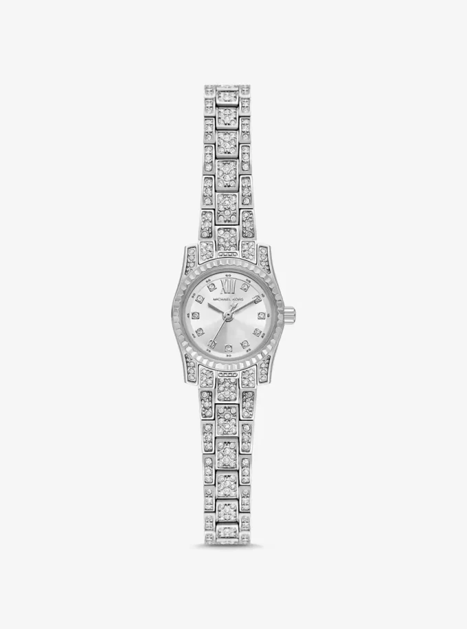 Mini Lexington Pavé Silver-Tone Watch Mini Lexington Pavé Silver-Tone Watch