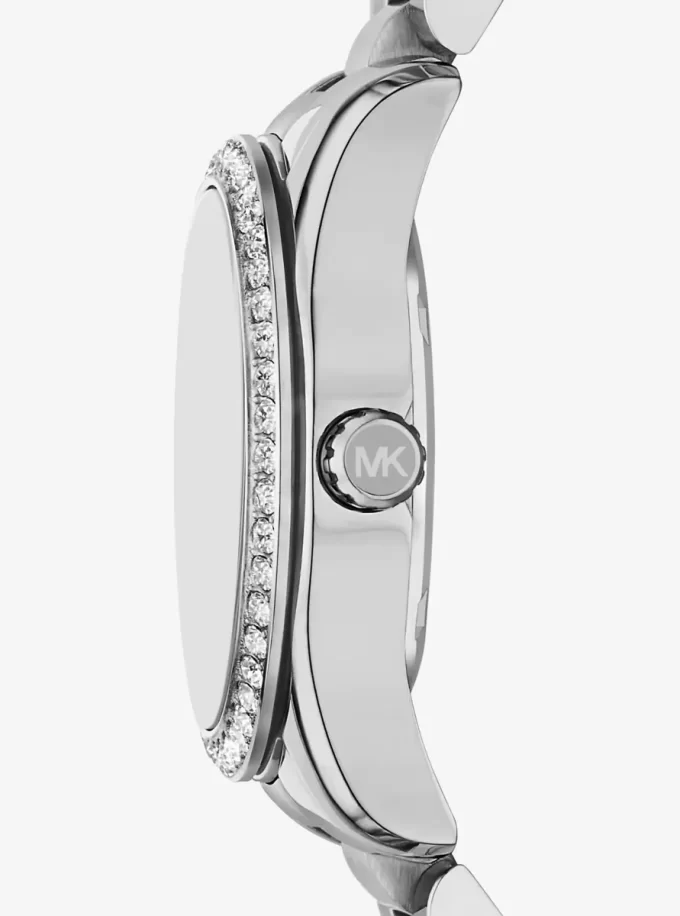 Mini Lexington Pavé Silver-Tone Watch Mini Lexington Pavé Silver-Tone Watch