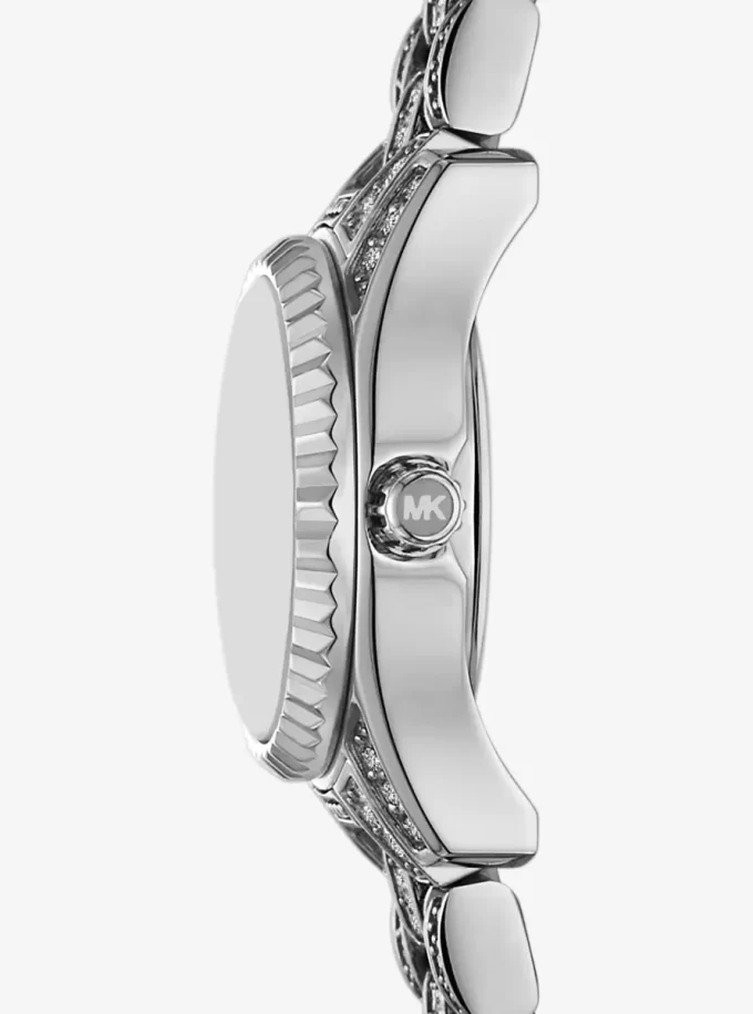 Mini Lexington Pavé Silver-Tone Watch Mini Lexington Pavé Silver-Tone Watch