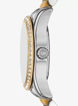 Mini Lexington Pavé Two-Tone Watch