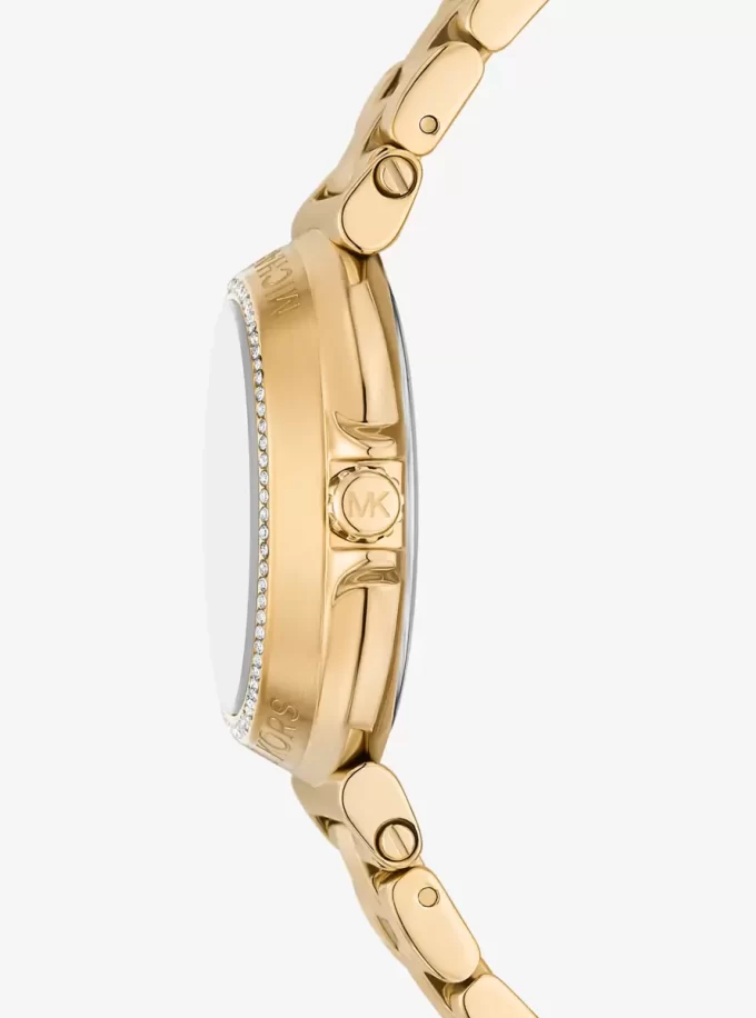 Mini Maren Pavé Gold-Tone Watch Mini Maren Pavé Gold-Tone Watch