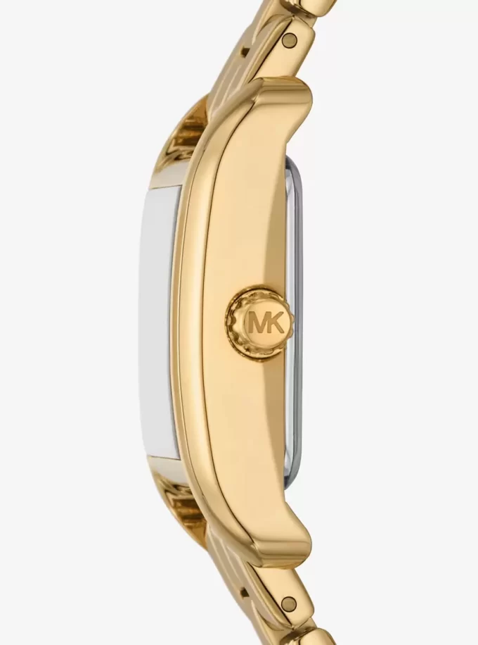 Mini Monroe Gold-Tone Watch and Jewelry Gift Set