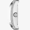 Mini Monroe Pavé Silver-Tone Watch Mini Monroe Pavé Silver-Tone Watch