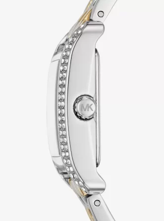 Mini Monroe Pavé Two-Tone Watch