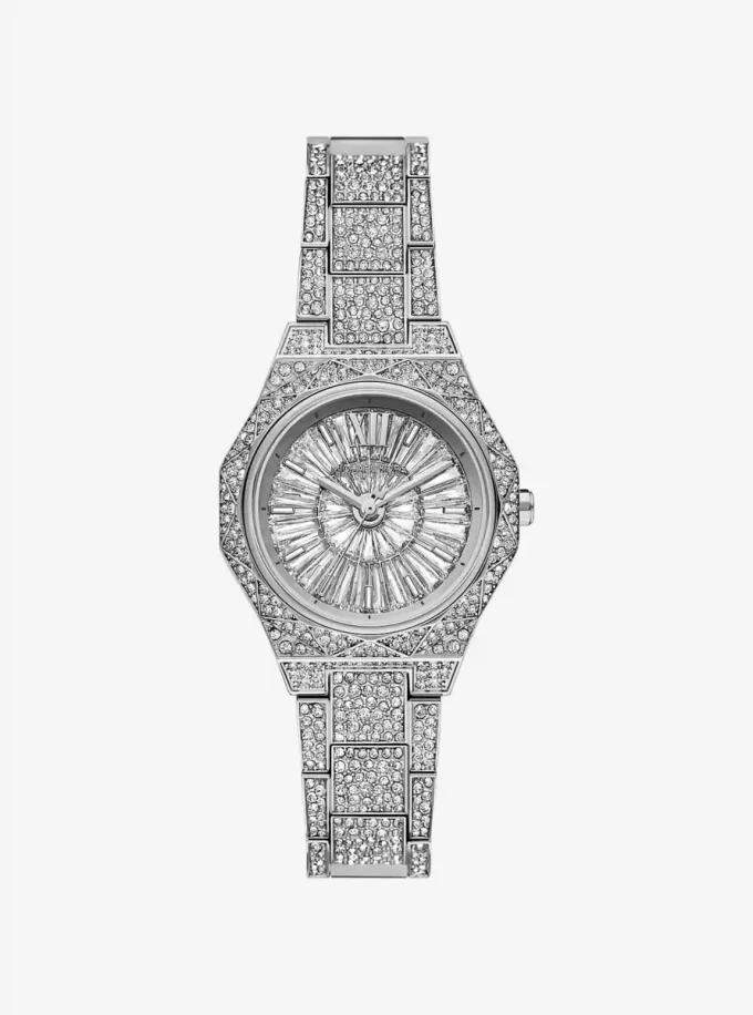 Mini Raquel Pavé Silver-Tone Watch Mini Raquel Pavé Silver-Tone Watch