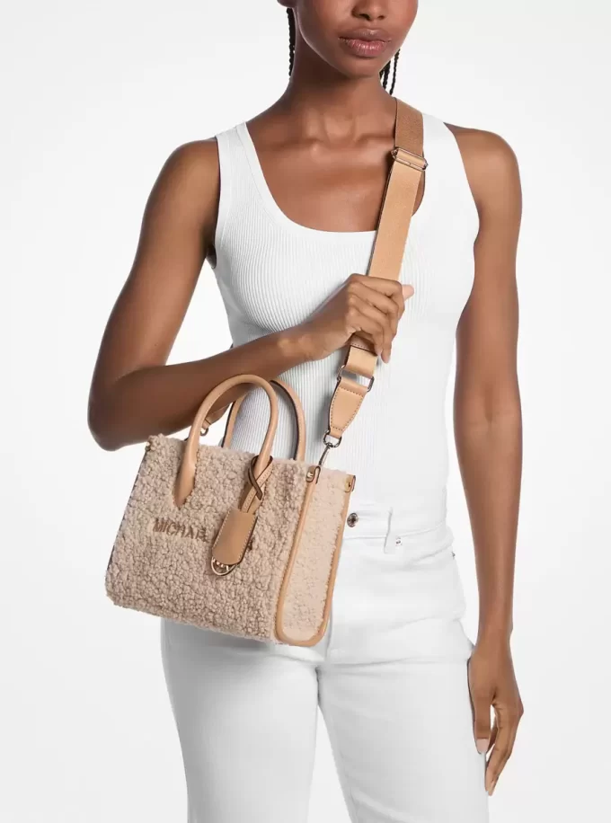 Mirella Small Faux Shearling Crossbody Bag Mirella Small Faux Shearling Crossbody Bag