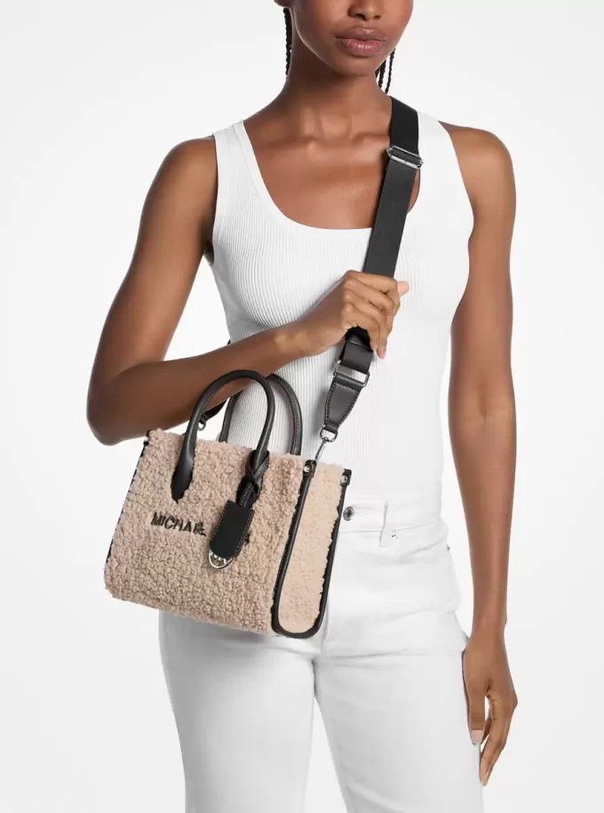 Mirella Small Faux Shearling Crossbody Bag Mirella Small Faux Shearling Crossbody Bag