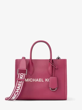 Mirella Small Pebbled Leather Convertible Crossbody Bag