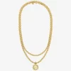 MK Pop Charm Chain-Link Necklace