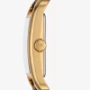 Monroe Gold-Tone and Leopard Print Calf Hair Watch Monroe Gold-Tone and Leopard Print Calf Hair Watch