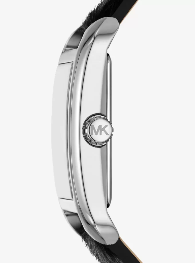 Monroe Leopard Print Calf Hair Watch Monroe Leopard Print Calf Hair Watch