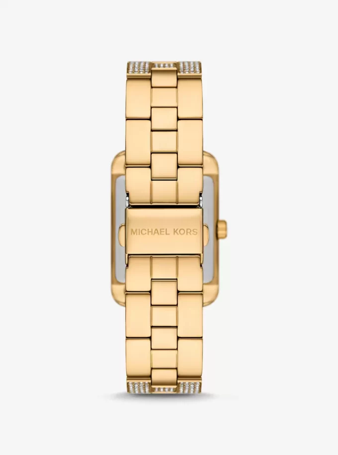 Monroe Pavé Gold-Tone Watch Monroe Pavé Gold-Tone Watch