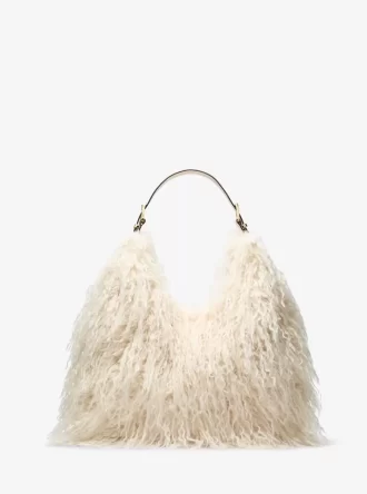 Nolita Large Faux Shearling Hobo Shoulder Bag Nolita Large Faux Shearling Hobo Shoulder Bag