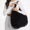 Nolita Large Faux Shearling Hobo Shoulder Bag