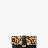 Nolita Medium Leopard Print Calf Hair and Leather Tri-Fold Wallet Nolita Medium Leopard Print Calf Hair and Leather Tri-Fold Wallet