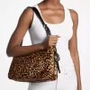 Nolita Medium Leopard Print Calf Hair Shoulder Bag