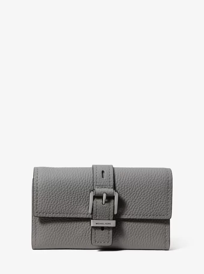Nolita Medium Pebbled Leather Tri-Fold Wallet Nolita Medium Pebbled Leather Tri-Fold Wallet