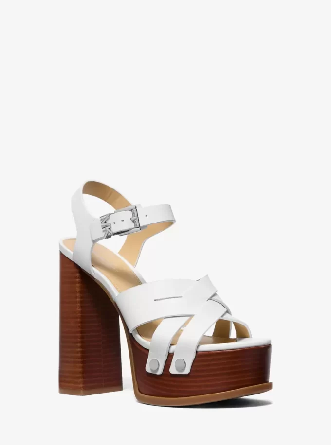 Nora Leather Platform Sandal Nora Leather Platform Sandal