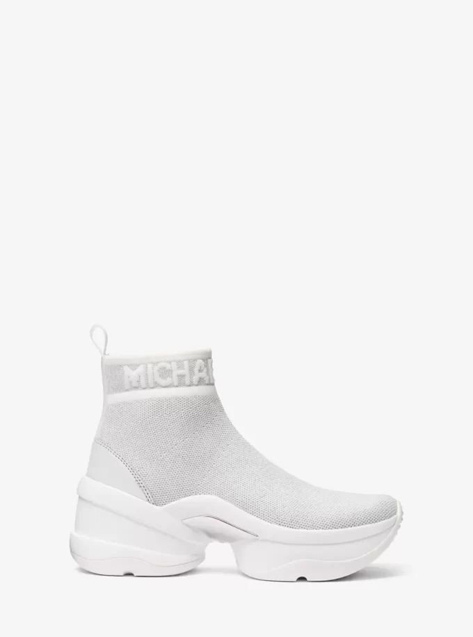 Olympia Metallic Stretch Knit Boot Olympia Metallic Stretch Knit Boot