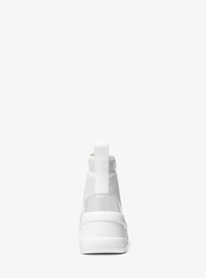 Olympia Metallic Stretch Knit Boot Olympia Metallic Stretch Knit Boot