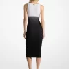 Ombré Ribbed Stretch Viscose Dress Ombré Ribbed Stretch Viscose Dress