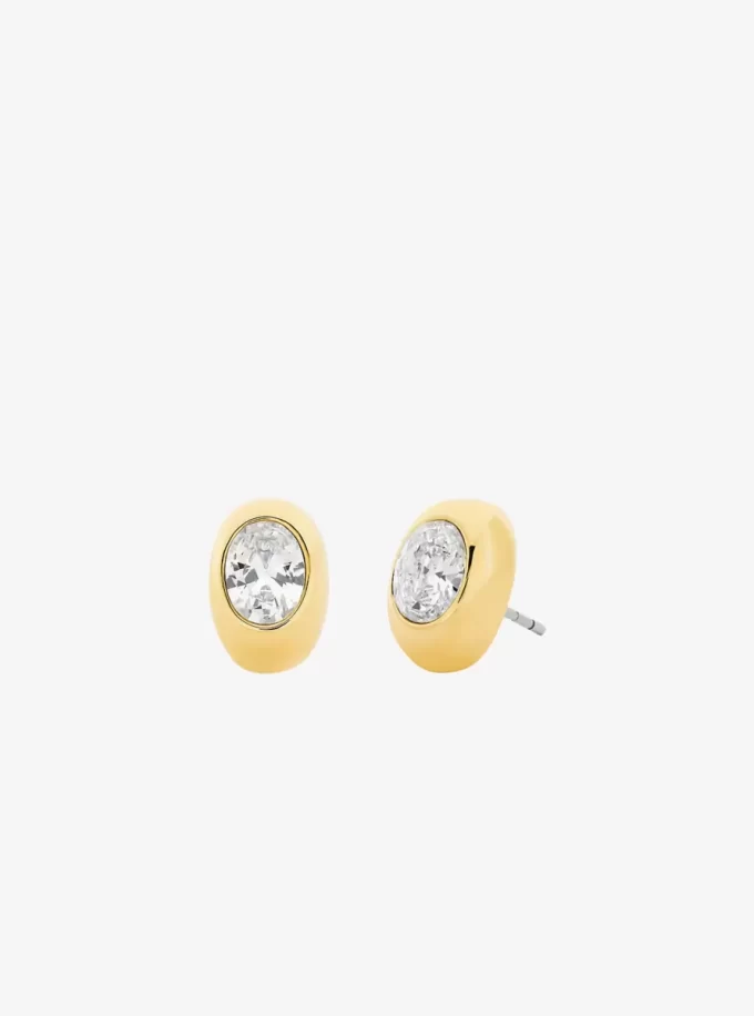 Oval Stone Stud Earrings Oval Stone Stud Earrings