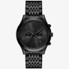 Oversized Aspyn Black-Tone Watch