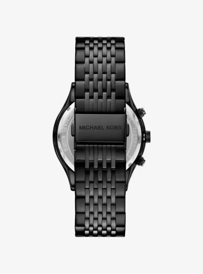 Oversized Aspyn Black-Tone Watch
