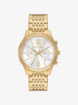 Oversized Aspyn Gold-Tone Watch