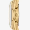 Oversized Aspyn Gold-Tone Watch Oversized Aspyn Gold-Tone Watch
