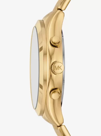 Oversized Aspyn Gold-Tone Watch