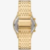 Oversized Aspyn Gold-Tone Watch Oversized Aspyn Gold-Tone Watch