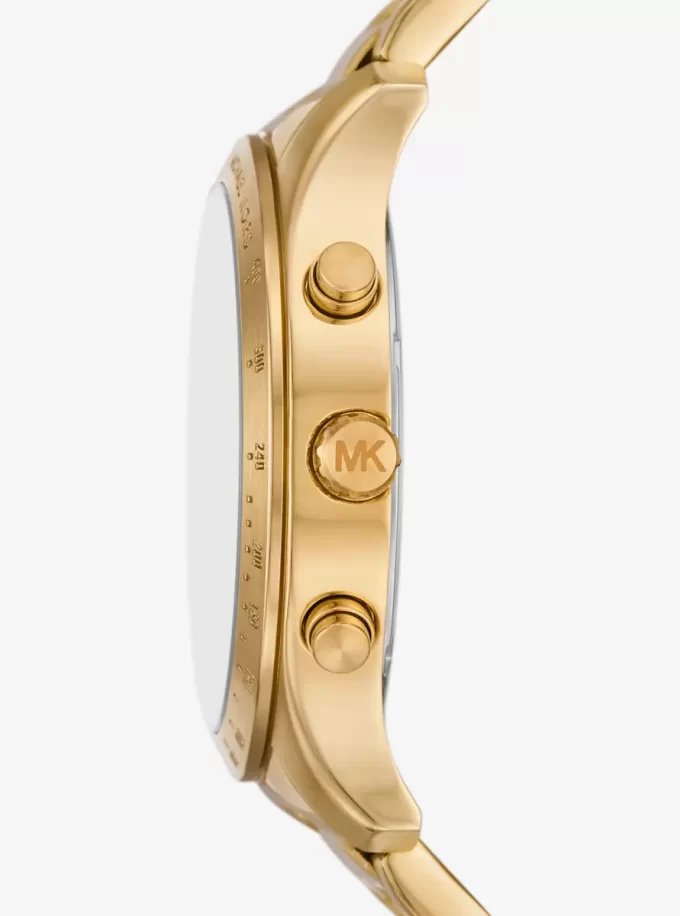 Oversized Berkley Gold-Tone Watch
