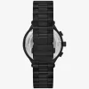 Oversized Billie Frosted Black-Tone Watch