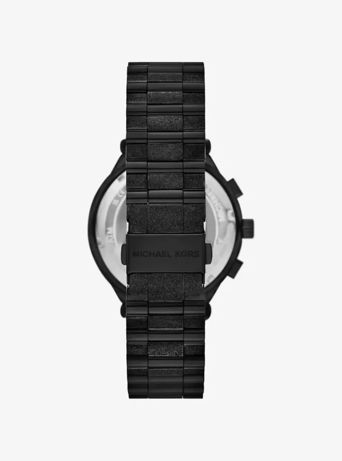 Oversized Billie Frosted Black-Tone Watch