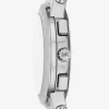 Oversized Billie Frosted Silver-Tone Watch