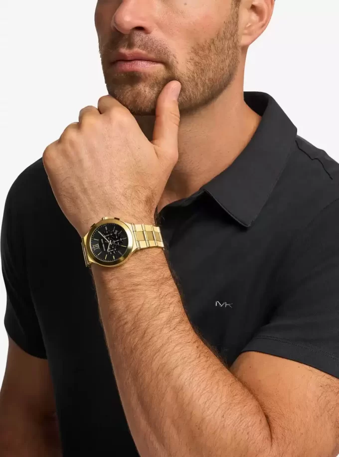 Oversized Billie Gold-Tone Watch Oversized Billie Gold-Tone Watch