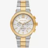 Oversized Billie Two-Tone Watch
