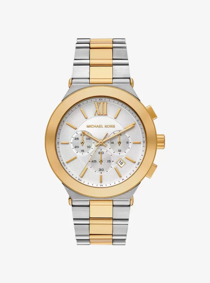 Oversized Billie Two-Tone Watch