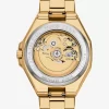 Oversized Callum Gold-Tone Watch Oversized Callum Gold-Tone Watch