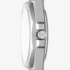 Oversized Callum Pavé Silver-Tone Watch