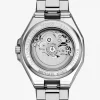 Oversized Callum Pavé Silver-Tone Watch