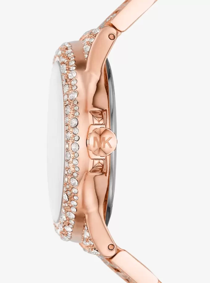 Oversized Camille Pavé Rose Gold-Tone Watch Oversized Camille Pavé Rose Gold-Tone Watch