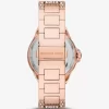 Oversized Camille Pavé Rose Gold-Tone Watch Oversized Camille Pavé Rose Gold-Tone Watch
