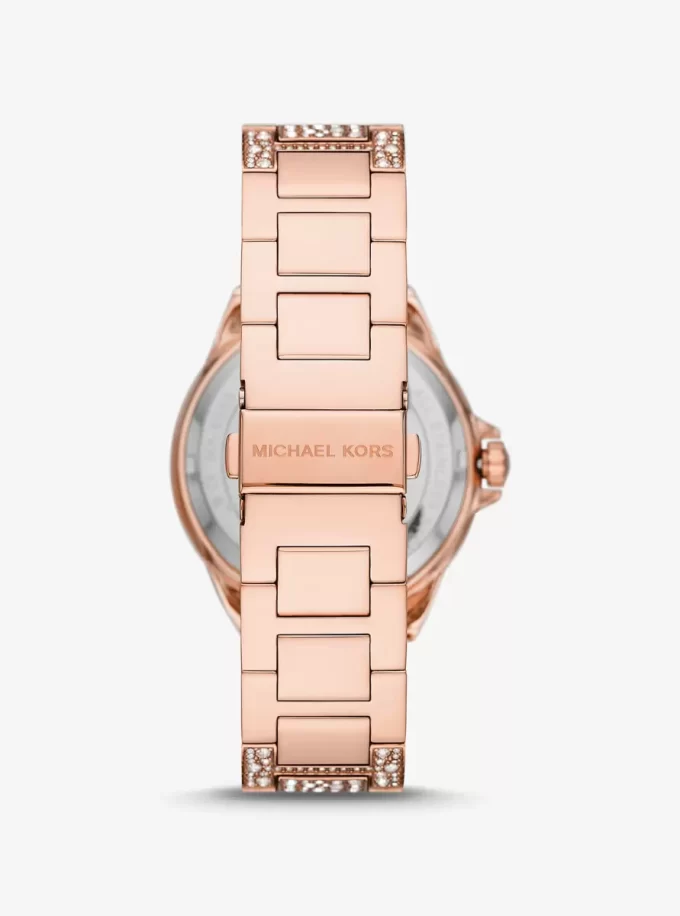 Oversized Camille Pavé Rose Gold-Tone Watch Oversized Camille Pavé Rose Gold-Tone Watch